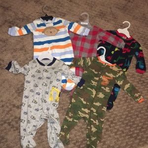 Baby boy lot of pajamas size 3-6m